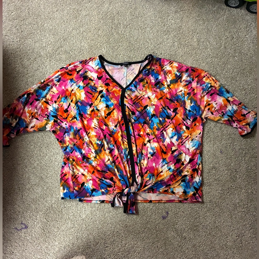 Premise Colorful Abstract Women's Blouse